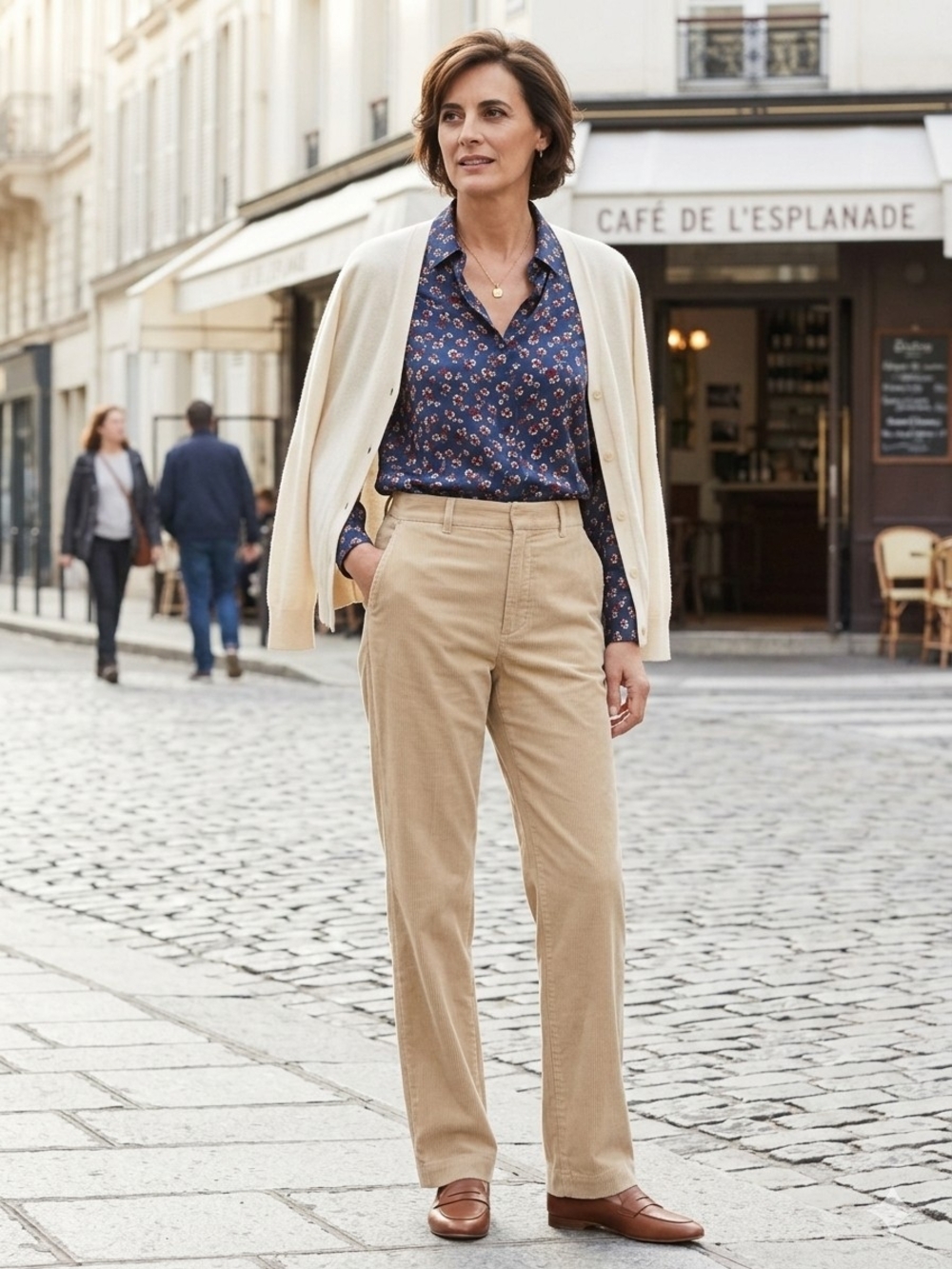 Uniqlo Khaki Cotton Chinos
